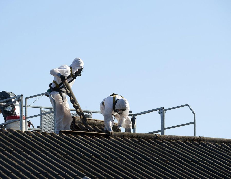 Asbest golfplaten verwijderen