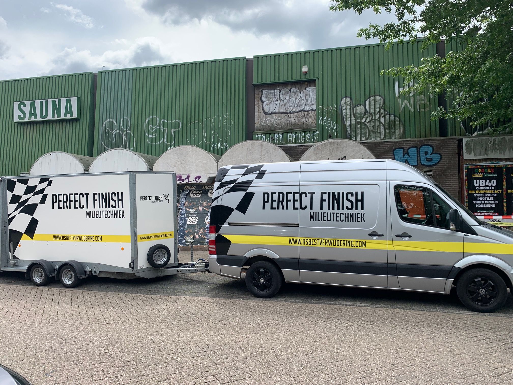 asbest verwijderen sauna